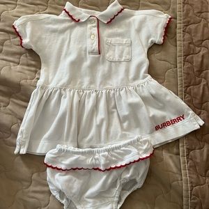 Burberry matching set for baby